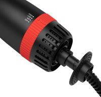 Фен щітка для сушіння волосся VGR V-416 1000W 3 в 1 утюжок плойка стайлер електрична гребінець з насадкою для укладання, завивки і випрямлення