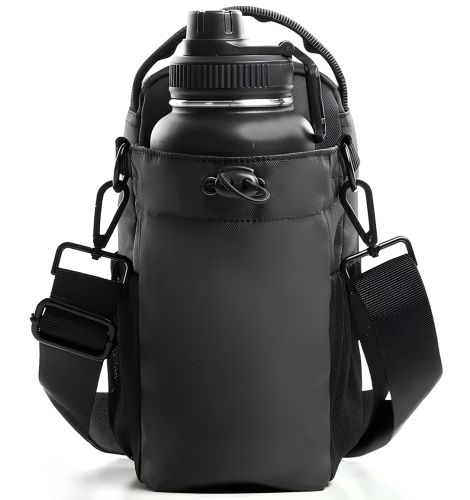 Спортивна магнітна сумка Magnetic Gym Bag Y-100 для пляшки з водою і кишенею для телефону, сумка з плечовим ременем 27х27х11см для спортзалу