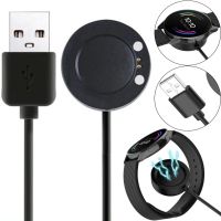 Магнитное зарядное устройство IS7 Charging Line для Smart Watch T500, Магнитная USB зарядка 37мм 2-коннектора для зарядки смарт часов Черная