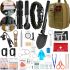 Туристичний набір для виживання Survival Kit 60 в 1 універсальний комплект інструментів підсумок, мультитул, аптечка для туристів і військових