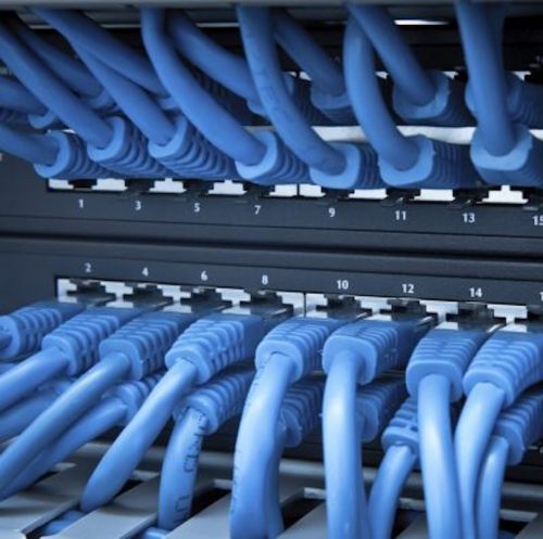 Высокоскоростной сетевой LAN кабель патч корд UTP Cat5e 25 метров RJ-45 для подключения к компьютеру интернета, Коммутационный ethernet шнур Синий