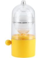 Шейкер для яєць Egg Yolk компактний механічний ручний міксер для змішування і приготування яєчного жовтка і білка, скремблер центрифуга для кухні