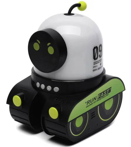 Акумуляторний проектор зоряного неба Droid WH-E03 світлодіодний RGB LED нічник, робот дроїд зі змінними слайдами і Bluetooth колонкою 1200mAh