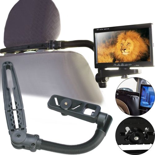 Універсальне кріплення Тримач монітора на підголівник крісла Bracket monitor DK-802, регульований кронштейн на переднє крісло для екрану DK802