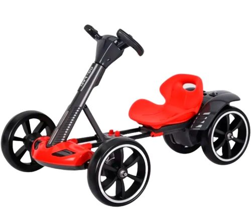 Дитячий електрокарт машинка Bambi M6072 до 30 кг з пультом, Електромобіль картинг Go Kart 35W з дистанційним управлінням, світлом і музикою для дітей