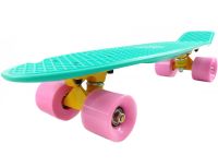 Дитячий міський міні скейт пенні Борд Penny My Go Fish Skateboards Mint 22", Скейтборд MS-0848 з світяться колесами для дітей і підлітків
