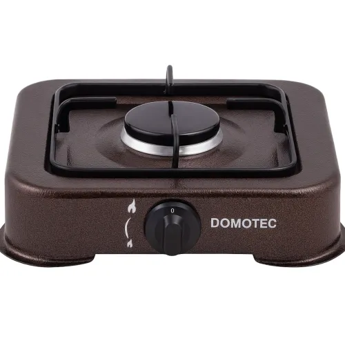 Настольный газовый таганок плита Domotec MS-6601 на 1 конфорку, газовая плита