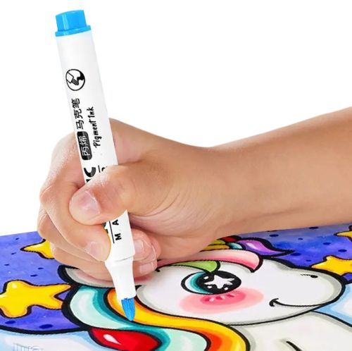 Професійний набір скетч маркерів Creative Acrylic Marker 36 шт для малювання у відрі, акрилові маркери фломастери лінери AND635 - 36 кольорів