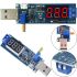 Універсальний понижуючий підвищуючий перетворювач USB WX - 6423 DC-DC 3.5-12V 1.2-24V Модуль перетворення напруги 3.5-12В 1.2 - 24В з вольтметром