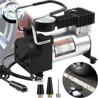 Автокомпресор від прикурювача Аіг pump HS - 208 965кПа для накачування шин 140psi 10Amp Автомобільний компресор насос для підкачки коліс машини чорний