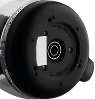 Електрочайник Domotek MS-7910 на 1 л дисковий скляний електричний чайник з LED підсвічуванням, індикатором роботи та автовідключенням Домотек 1650W