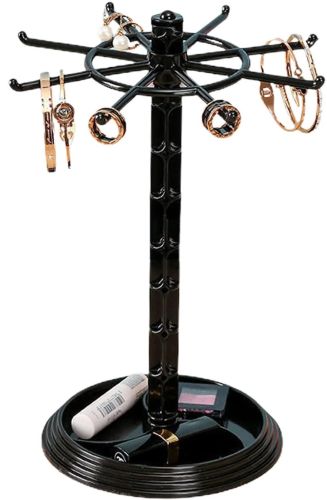 Обертається підставка тримач 1 Tier Jewelry Rack AND944 для зберігання ювелірних виробів 1 рівень, тримач для демонстрації браслетів і ключів