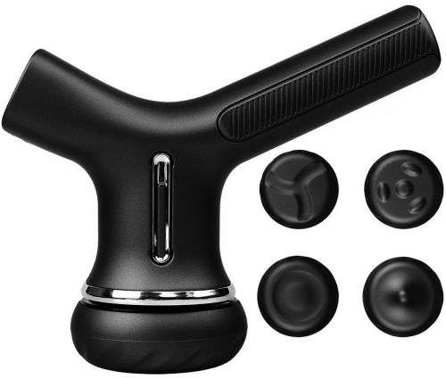 Ручний масажер Vibro Booster Massager GM-263 бездротовий масажний пістолет для всього тіла, вібромасажер на акумуляторі від USB Чорний MAG-900
