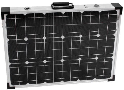 Складна полікристалічна сонячна панель Solar Board FOLD 80W 18V 67х45х3.5 см, розкладна сонячна батарея 670х450х35 мм для зарядки від сонця