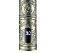 Професійна бездротова машинка VGR V-962 для стрижки волосся 5W, акумуляторний тример бритва для окантовки бороди і вусів для чоловіків Золотий