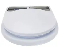 Електронні настільні ваги Domotec MS-400 до 10 кг, Кухонні ваги від 1г до 10кг з Led дисплеєм з круглою платформою для зважування продуктів