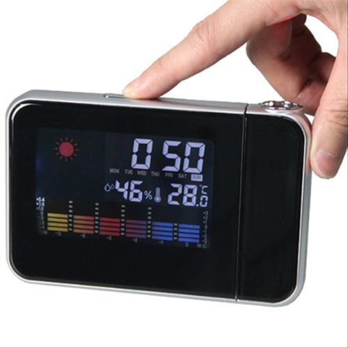 Настільний годинник з проектором часу Kronos DS-8190 метеостанція Color Screen Calendar