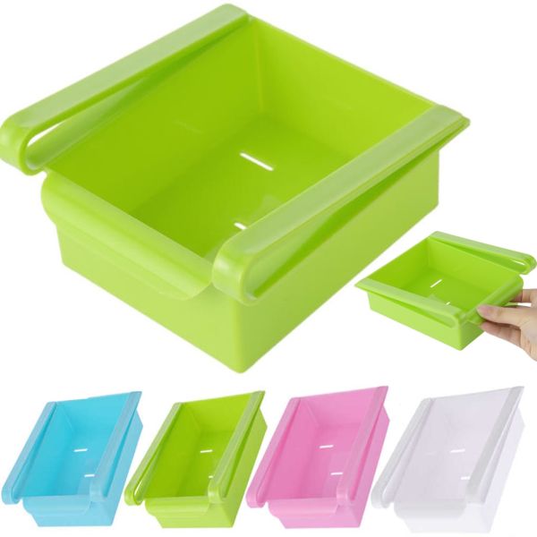Висувний контейнер для зберігання продуктів в холодильнику Refrigerator Multifunctional Strorage Box, Підвісний додатковий ящик в холодильник