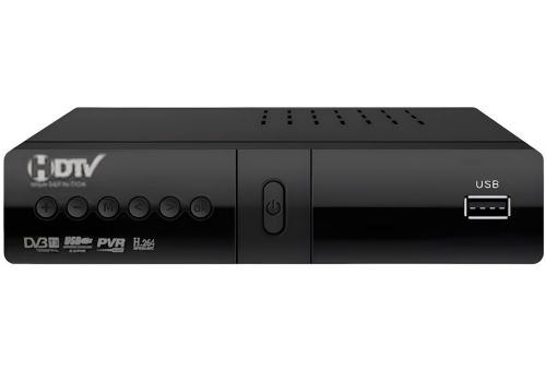 Цифровий ефірний тюнер Openbox Gold 11077 DVB-T2 приставка для телевізора з дисплеєм, ТВ ресивер EL - 009 C роз'ємом під WiFi і пультом IPTV, HDMI H. 264