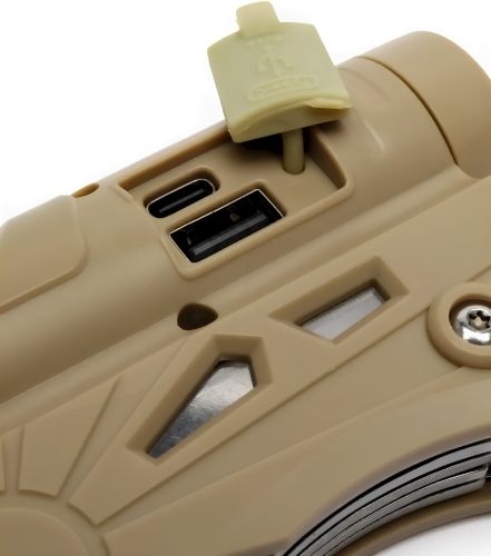 Мультитул з ліхтарем X-Balog BL-LF-800 5 в 1 акумуляторний ручний LED ліхтарик з Power Bank туристичний набір інструментів для виживання USB