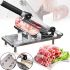 Ручний кухонний верстат ломтерезка Food Slicer LY - 38 слайсер для нарізки м'ясних, ковбасних і сирних виробів, верстат різак YK114 для замороженого м'яса