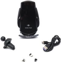 Автомобільний сенсорний тримач для телефону Smart Sensor Q3 універсальне кріплення з бездротовою, магнітною зарядкою для телефону в авто 15W