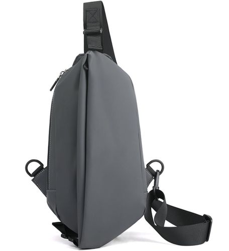 Чоловіча сумка через плече Baellery Cross Body Bag JXA1808 нагрудна водонепроникна повсякденна бананка на груди зі штучної шкіри 13Х17 см