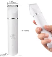 Беспроводная машинка для стрижки домашних животных 4 в 1 Pet Hair Cutter AND391 аккумуляторная для груминга собак и кошек с 4 съемными головками