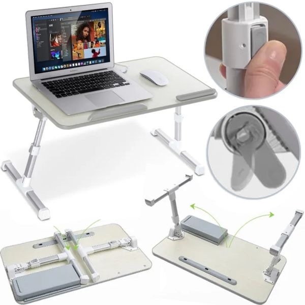 Складаний стіл трансформер для ноутбука NoteBook Cooling Table A9 з функцією охолодження, портативна охолоджуюча підставка з USB-вентилятором А9, A-9 