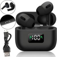 Бездротові навушники TWS AirPro I58 Bluetooth V5. 0 в кейсі, Вакуумні USB навушники-гарнітура з шумозаглушенням і мікрофоном блютуз з кейсом чорні