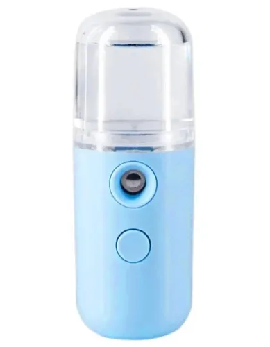 Ультразвуковой аккумуляторный увлажнитель воздуха для кожи лица Nano Mist Soraver с подсветкой, Нано-распылитель с резервуаром для воды 30 мл