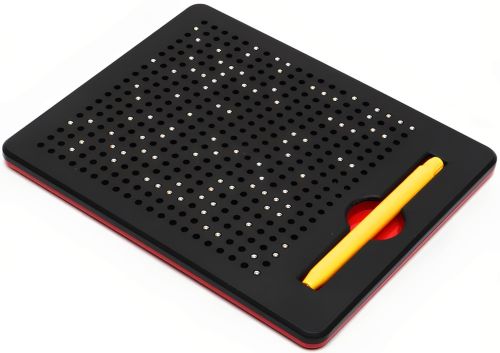 Магнітна дошка для малювання кульками MagPad 1763-1 на 380 магнітів зі стилусом, дитячий розвиваючий Магнітний планшет для творчості TSQ-380