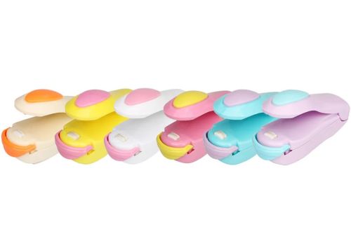 Ручной мини запайщик пакетов Type Mini Sealing 10x4 см, запаиватель упаковщик для хранения продуктов и вещей в полиэтиленовых пакетах на батарейках