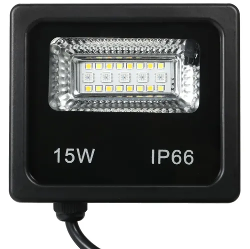 Вуличний світлодіодний прожектор RGB Flood lb-7980 Light з Bluetooth управлінням від телефону, LED ліхтар 15w з монтажним кріпленням для освітлення IP66 від мережі