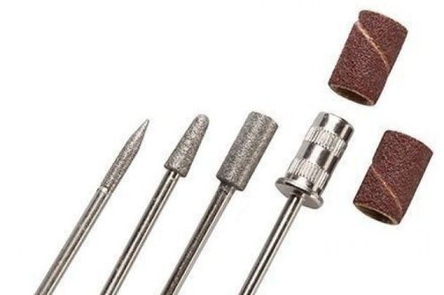 Фрезер-ручка 20000 оборотів/хв Bucos Nail Drill ZS-100 для апаратного манікюру і педикюру фрейзер для полірування 6 в 1, + набір фрез Рожевий