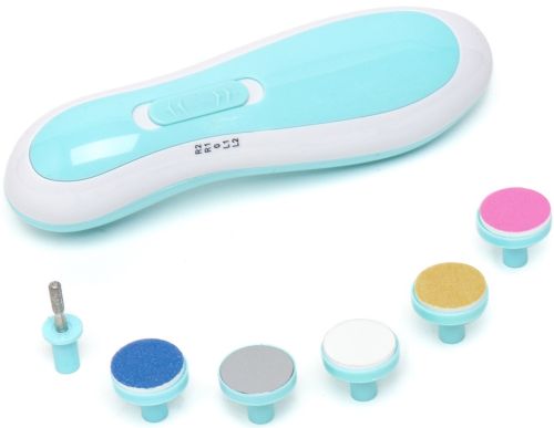 Детская точилка для стрижки и полировки ногтей Baby Nail Trimmer XL-667 электрический фрезер электропилка для маникюра новорожденных с насадками