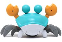 Дитяча інтерактивна іграшка Краб Cartoon Crab HX155C бігаючий робот, краб-утікач з детектором перешкод, звуковими і світловими ефектами на батарейках