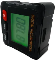 Цифровий кутомір інклінометр Digital Inclinometer VC720 з лазером на 2 лінії і магнітом, електронний лазерний рівень для вимірювання кута нахилу