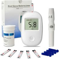 Глюкометр з тест смужками Blood Glucose Meter G-171A апарат для вимірювання та контролю цукру в крові, тестер глюкози для діабетиків на батарейках