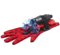 Дитяча іграшка рукавичка бластер Людина Павук Spider Wrist Transmitter AND-5659 іграшковий пістолет на руку з арбалетом і 3 присосками Спайдер мен