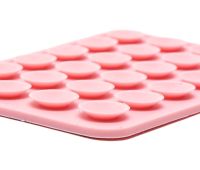 Тримач ліппер для телефона на присосках Sticker Side Silicone 8х5.5 см двосторонній силіконовий чохол, 24 присоски для смартфона Octobuddy