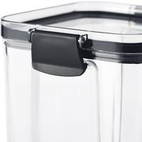 Набір контейнерів для сипучих продуктів Food Storage Container Set 6 ємностей, прозорі контейнери з кришками для зберігання харчових продуктів, круп
