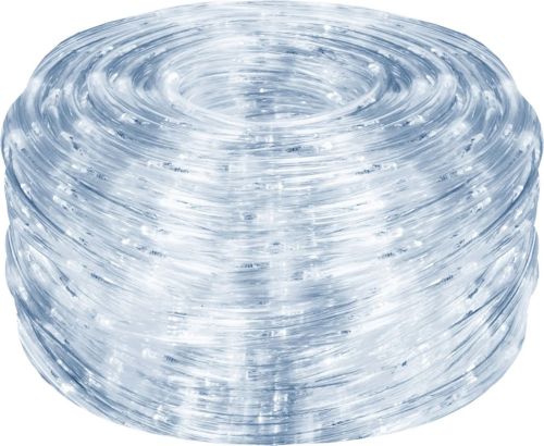Уличная гибкая гирлянда Дюралайт Springos Rope Lights CL1201 240 ламп 10 м Холодный белый светодиодная влагостойкая LED гирлянда с контроллером