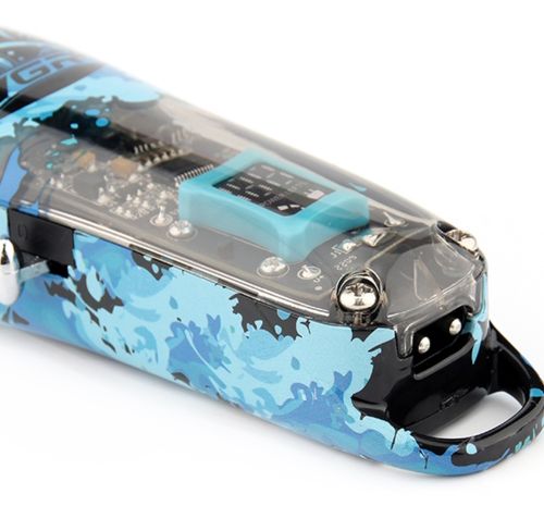 Акумуляторна машинка для стрижки волосся VGR V-923 чоловіча професійна машинка для окантовки бороди і вусів з функцією тримера і 3 насадками USB