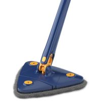 Трикутна телескопічна швабра для сухого та вологого прибирання Multi function MOP MA-89 регульована з віджимом 360 градусів для всіх поверхонь