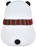 Дитячий настільний нічник Losso LJC - 142 Panda силіконовий світлодіодний RGB світильник, бездротова LED лампа Панда 7 режимів на акумуляторі USB