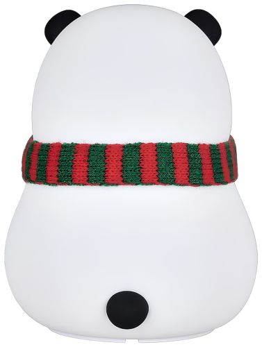 Дитячий настільний нічник Losso LJC - 142 Panda силіконовий світлодіодний RGB світильник, бездротова LED лампа Панда 7 режимів на акумуляторі USB