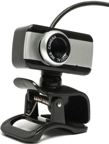 Проводная веб камера с микрофоном Digital HD Camera RD517 640х480 универсальная внешняя USB веб-камера на прищепке для ПК компьютера и ноутбука Черная