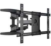 Настінний поворотний кронштейн V-Star S65 55"-85" дюймів для телевізора до 68.2 кг, Підвісний тримач кріплення для ТВ плазми 55-85 дюймів Чорний