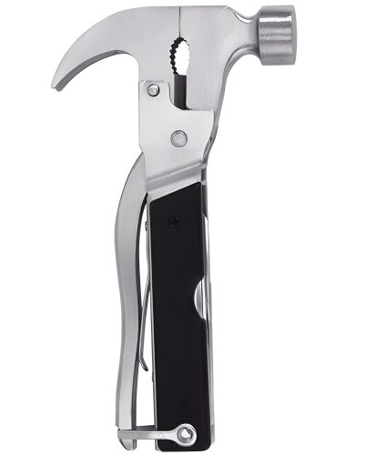 Универсальный складной ключ мультитул молоток - швейцарский нож Bell Howell Tac Tool 18 в 1 плоскогубцы, отвертка пила из нержавеющей стали с чехлом